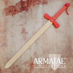 72 cm Holzschwert mit zweifarbig gewickeltem Griff und rundem Knauf auf https://armatae.shop 72 cm Holzschwert mit zweifarbig gewickeltem Griff und rundem Knauf auf https://armatae.shop
