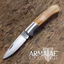 Taschenmesser mit Olivenholz-Griffschalen auf https://armatae.shop