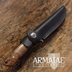 Fahrtenmesser Wurzelholz 42952 mit Lederscheide auf https://armatae.shop Fahrtenmesser Wurzelholz 42952 mit Lederscheide auf https://armatae.shop