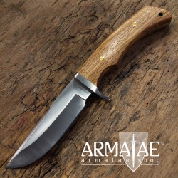 Massives Jagdmesser Zebranoholz auf https://armatae.shop