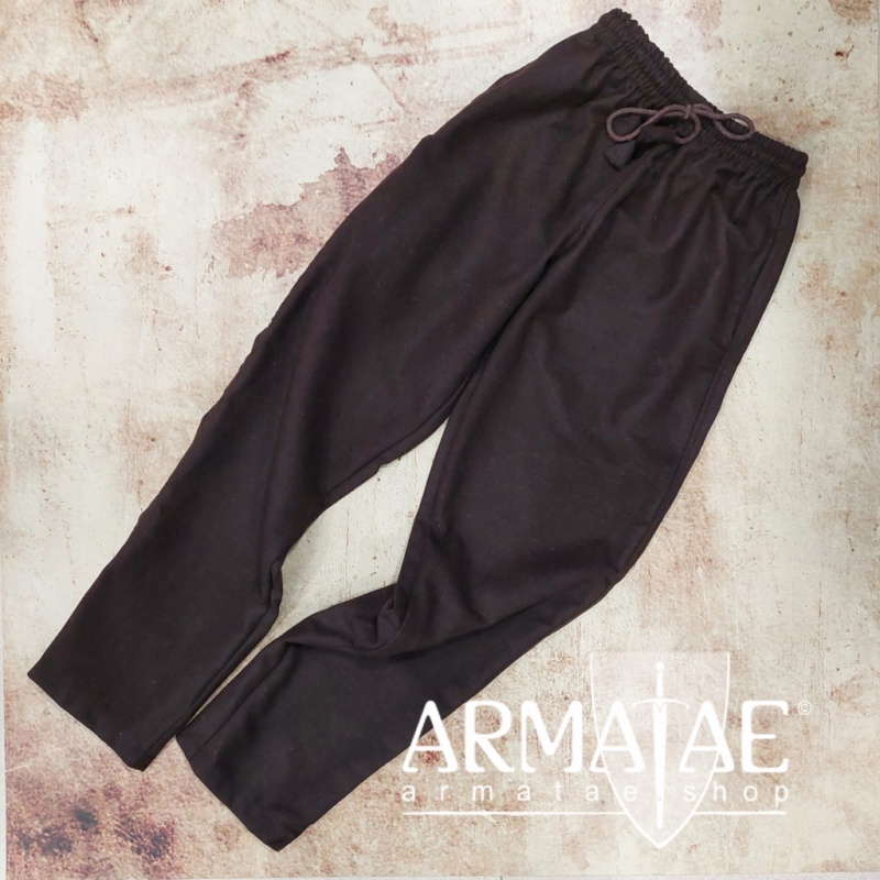 Rustikale Wollhose "Harald" Braun auf https://armatae.shop