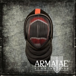 RED DRAGON HEMA Fechtmasken-Overlay - Hinterkopfschutz auf https://armatae.shop