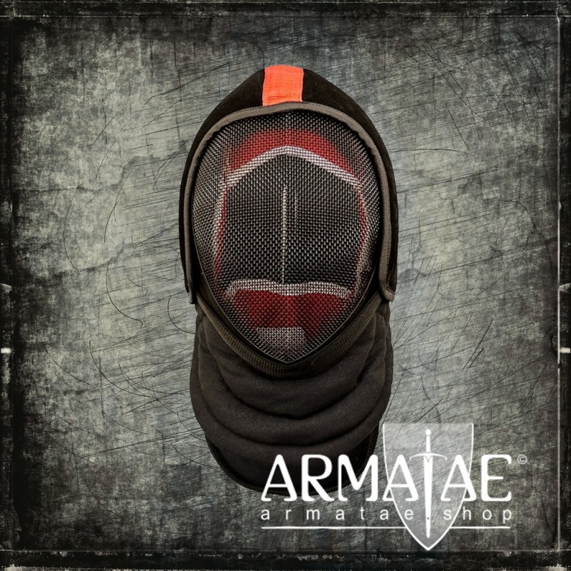 RED DRAGON HEMA Fechtmasken-Overlay - Hinterkopfschutz auf https://armatae.shop