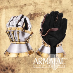S.P.Q.R. Stundenglashandschuhe Mailand 1370 aus 1,6 mm Stahl auf https://armatae.shop