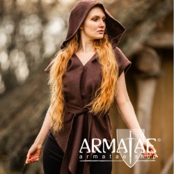 Waldläufer Tunika Aldon unisex Braun von Leonardo Carbone auf https://armatae.shop