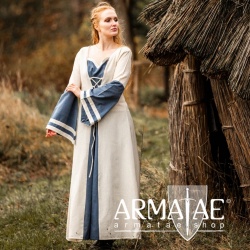 Mittelalterkleid Dorothea Natur/Blau Art. Nr.: 4796 natur / blau von Leonardo Carbone auf https://armatae.shop Mittelalterkleid Dorothea Natur/Blau Art. Nr.: 4796 natur / blau von Leonardo Carbone auf https://armatae.shop