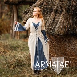 Mittelalterkleid Dorothea Natur/Blau Art. Nr.: 4796 natur / blau von Leonardo Carbone auf https://armatae.shop Mittelalterkleid Dorothea Natur/Blau Art. Nr.: 4796 natur / blau von Leonardo Carbone auf https://armatae.shop