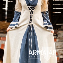 Mittelalterkleid Dorothea Natur/Blau Art. Nr.: 4796 natur / blau von Leonardo Carbone auf https://armatae.shop Mittelalterkleid Dorothea Natur/Blau Art. Nr.: 4796 natur / blau von Leonardo Carbone auf https://armatae.shop