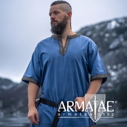 Armatae.shop Tunika Richard gebordet Blau ALC-8085bl 1 von Leonardo Carbone Armatae.shop Tunika Richard gebordet Blau ALC-8085bl 1 von Leonardo Carbone