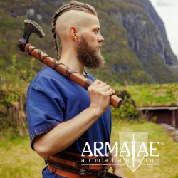 Wikinger Tunika kurzarm "Theobald" Blau auf https://armatae.shop Wikinger Tunika kurzarm "Theobald" Blau auf https://armatae.shop