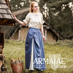 Mittelalter Rock "Elise" Blau/Natur auf https://armatae.shop Mittelalter Rock "Elise" Blau/Natur auf https://armatae.shop