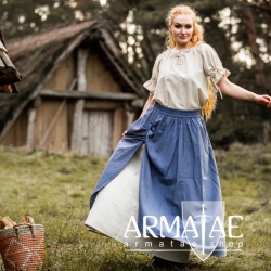 Mittelalter Rock "Elise" Blau/Natur auf https://armatae.shop Mittelalter Rock "Elise" Blau/Natur auf https://armatae.shop