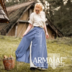 Mittelalter Rock "Elise" Blau/Natur auf https://armatae.shop Mittelalter Rock "Elise" Blau/Natur auf https://armatae.shop