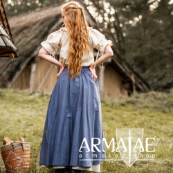 Mittelalter Rock "Elise" Blau/Natur auf https://armatae.shop Mittelalter Rock "Elise" Blau/Natur auf https://armatae.shop