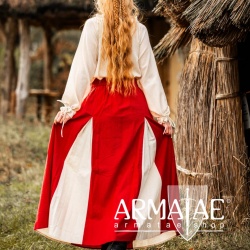 Mittelalter Rock "Isabel auf https://armatae.shopla" Rot/Natur Mittelalter Rock "Isabel auf https://armatae.shopla" Rot/Natur