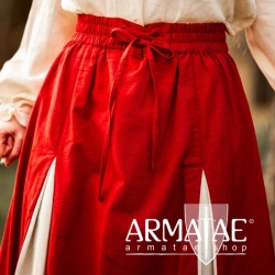 Mittelalter Rock "Isabel auf https://armatae.shopla" Rot/Natur Mittelalter Rock "Isabel auf https://armatae.shopla" Rot/Natur