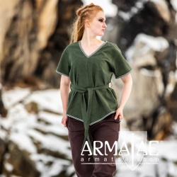 Wikinger Tunika Damen "Matilda" Grün auf https://armatae.shop Wikinger Tunika Damen "Matilda" Grün auf https://armatae.shop