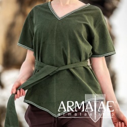 Wikinger Tunika Damen "Matilda" Grün auf https://armatae.shop Wikinger Tunika Damen "Matilda" Grün auf https://armatae.shop
