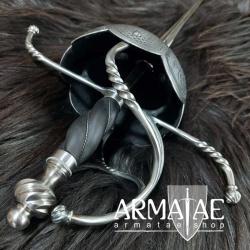 Alotrium Glockenrapier geätzt mit Terz & Quart auf https://armatae.shop Alotrium Glockenrapier geätzt mit Terz & Quart auf https://armatae.shop
