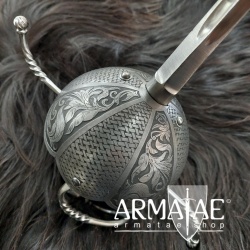 Alotrium Glockenrapier geätzt mit Terz & Quart auf https://armatae.shop Alotrium Glockenrapier geätzt mit Terz & Quart auf https://armatae.shop