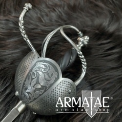 Alotrium Glockenrapier geätzt mit Terz & Quart auf https://armatae.shop Alotrium Glockenrapier geätzt mit Terz & Quart auf https://armatae.shop