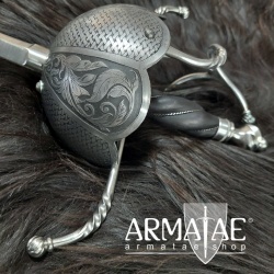 Alotrium Glockenrapier geätzt mit Terz & Quart auf https://armatae.shop Alotrium Glockenrapier geätzt mit Terz & Quart auf https://armatae.shop