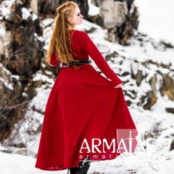 Wikinger Kleid 100 % Leinen "Anna" Rot auf https://armatae.shop Wikinger Kleid 100 % Leinen "Anna" Rot auf https://armatae.shop