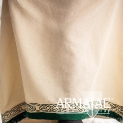 Wikinger Kleid "Lagertha" Natur/Grün auf https://armatae.shop Wikinger Kleid "Lagertha" Natur/Grün auf https://armatae.shop
