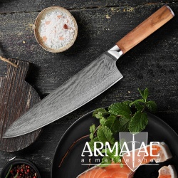 Armatae Cucina Oliva High End Damaststahl Messer auf https://armatae.shop