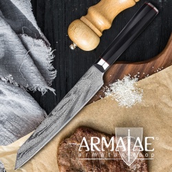 Armatae Cuoco pro Gastro High End Damaststahl Messer auf https://armatae.shop