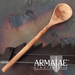 Olivenholz Kochlöffel mit 30 cm Länge auf https://armatae.shop