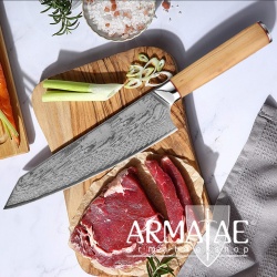 Armatae Cucina Oliva High End Damaststahl Messer auf https://armatae.shop Armatae Cucina Oliva High End Damaststahl Messer auf https://armatae.shop
