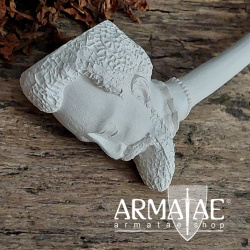Traditionell gebackene Ton Tabakpfeife des 17. Jhd. Motiv Afrikaner auf https://armatae.shop