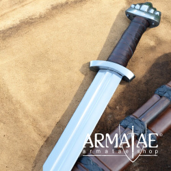 Wikinger Schaukampfschwert mit Scheide, 10. Jh. auf https://armatae.shop Wikinger Schaukampfschwert mit Scheide, 10. Jh. auf https://armatae.shop
