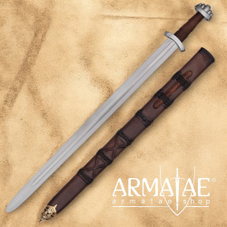 Wikinger Schaukampfschwert mit Scheide, 10. Jh. auf https://armatae.shop