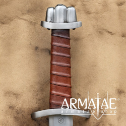 Wikingerschwert mit dreilappigem Knauf ohne Scheide auf https://armatae.shop Wikingerschwert mit dreilappigem Knauf ohne Scheide auf https://armatae.shop