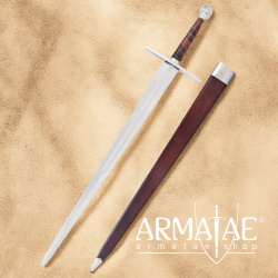 Langes Schwert mit Scheide für Schaukampf auf https://armatae.shop