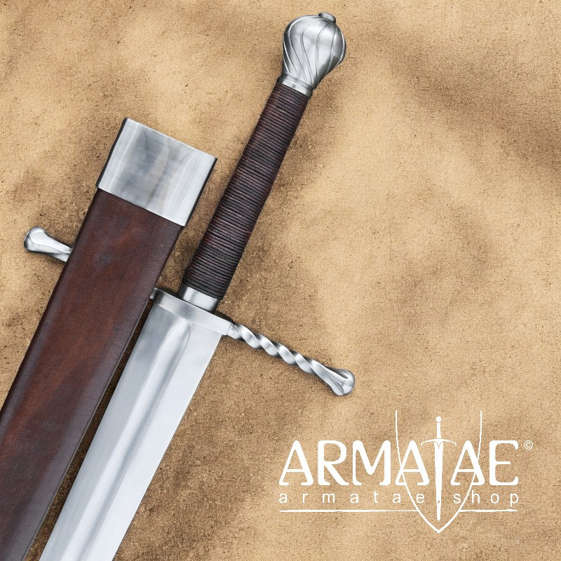 Schaukampf Bastardschwert mit Scheide auf https://armatae.shop Schaukampf Bastardschwert mit Scheide auf https://armatae.shop