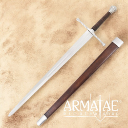 Schaukampf Bastardschwert mit Scheide auf https://armatae.shop Schaukampf Bastardschwert mit Scheide auf https://armatae.shop