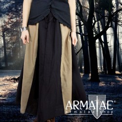 Leonardo Carbone Mittelalterrock Dana Schwarz/Hellbraun 4000sb auf Armatae.shop Leonardo Carbone Mittelalterrock Dana Schwarz/Hellbraun 4000sb auf Armatae.shop