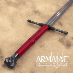 Meisterschmiede Bastardschwert inklusive Scheide, Schwerthalter und Gürtel auf https://armatae.shop Meisterschmiede Bastardschwert inklusive Scheide, Schwerthalter und Gürtel auf https://armatae.shop