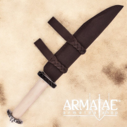 Kurzsax mit Knochengriff und Lederscheide auf https://armatae.shop Kurzsax mit Knochengriff und Lederscheide auf https://armatae.shop
