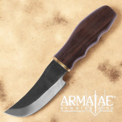 Messer mit Griff aus Holz, ca. 20 cm, Lederscheide auf https://armatae.shop Messer mit Griff aus Holz, ca. 20 cm, Lederscheide auf https://armatae.shop