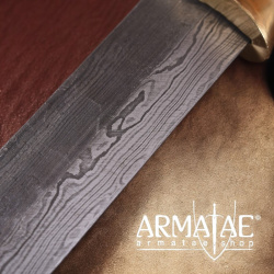 Damast Stahl Sax mit Wildleder-Scheide auf https://armatae.shop Damast Stahl Sax mit Wildleder-Scheide auf https://armatae.shop