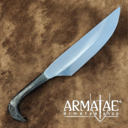 Vogelkopfmesser handgeschmiedet auf https://armatae.shop