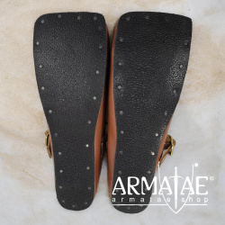 Kuhmaulschuhe / Renaissance Schuhe braun-schwarz "Caspar" auf https://armatae.shop Kuhmaulschuhe / Renaissance Schuhe braun-schwarz "Caspar" auf https://armatae.shop