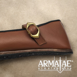 Kuhmaulschuhe / Renaissance Schuhe braun-schwarz "Caspar" auf https://armatae.shop Kuhmaulschuhe / Renaissance Schuhe braun-schwarz "Caspar" auf https://armatae.shop