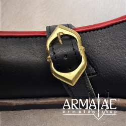 Kuhmaulschuhe / Renaissance Schuhe schwarz-rot "Caspar" auf https://armatae.shop Kuhmaulschuhe / Renaissance Schuhe schwarz-rot "Caspar" auf https://armatae.shop