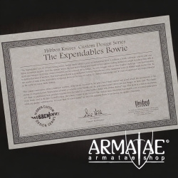Zertifiziertes "The Expendables Bowie" Messer auf https://armatae.shop Zertifiziertes "The Expendables Bowie" Messer auf https://armatae.shop