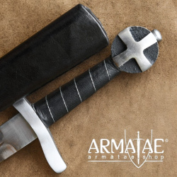 Kreuzritter Schaukampf Dolch mit Scheide auf https://armatae.shop Kreuzritter Schaukampf Dolch mit Scheide auf https://armatae.shop